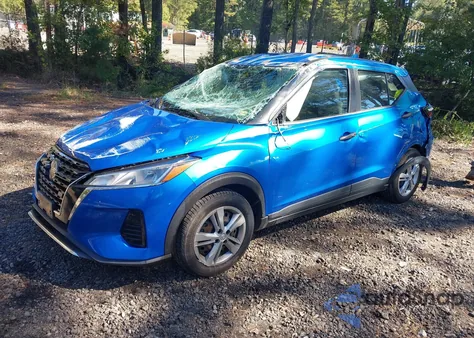 2021 Nissan Kicks S Xtronic Cvt z USA, uszkodzony, nr VIN 3N1CP5BV9ML539565